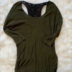 Torrid Army Green Shirt
